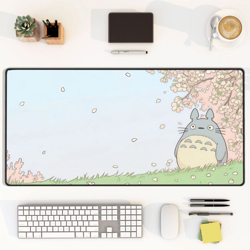 Studio Ghibli Totoro Sakura Spring Desk Mat 2