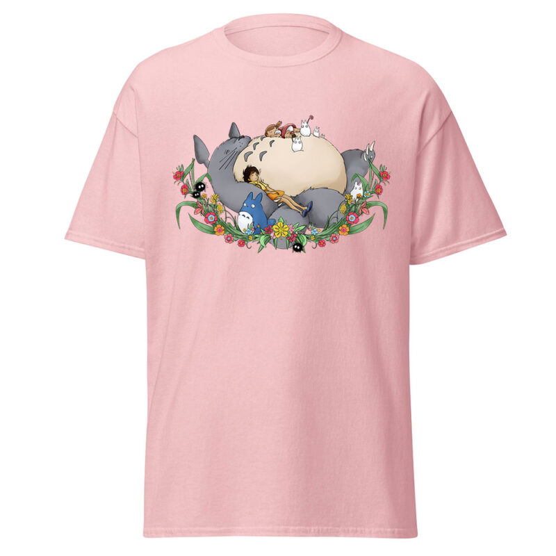 Studio Ghibli Totoro Sleeping with Friends T Shirt 8