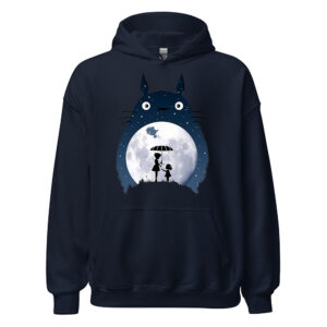 Totoro Moonlight Silhouette Graphic Hoodie