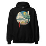 Studio Ghibli Totoro Ukiyo Landscape Art Hoodie