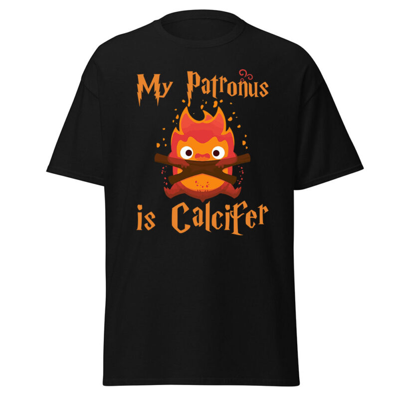 My Patronus Is Calcifer Fire Spirit Graphic T Shirt 2