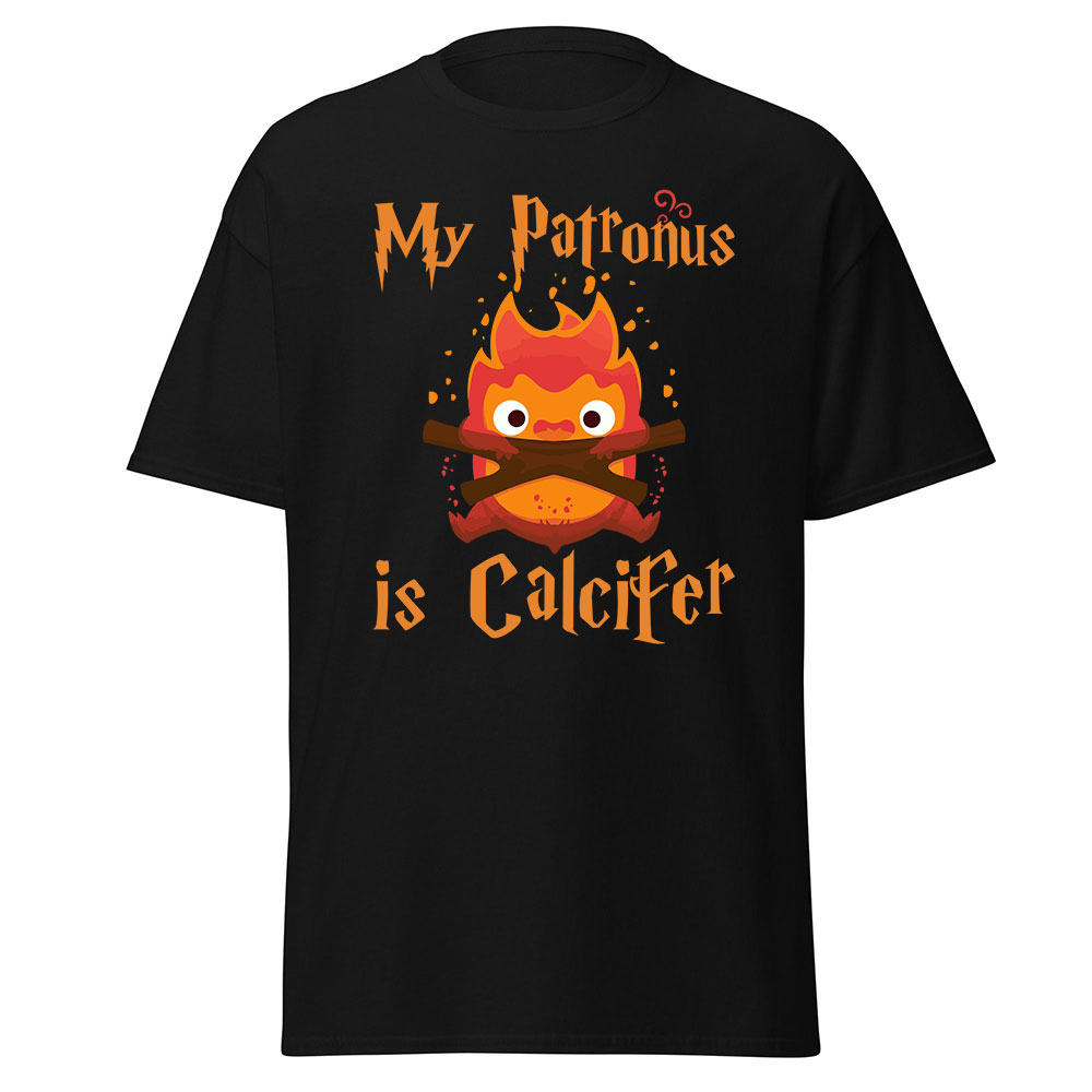 My Patronus Is Calcifer Fire Spirit Graphic T-Shirt 17 My Patronus Is Calcifer Fire Spirit Graphic T Shirt 2