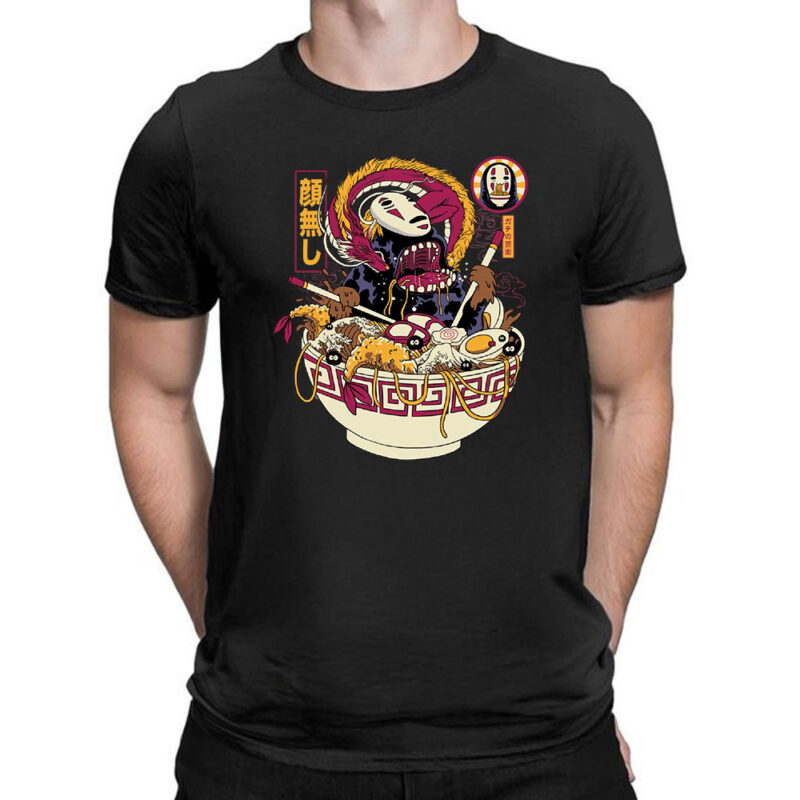 No Face Ramen Bowl Spirited av Away T Shirt av