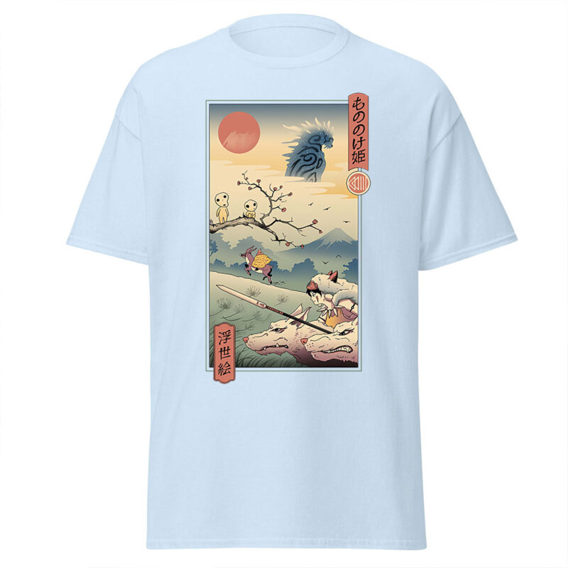 Princess Mononoke Ukiyo e Forest Spirit T Shirt 2