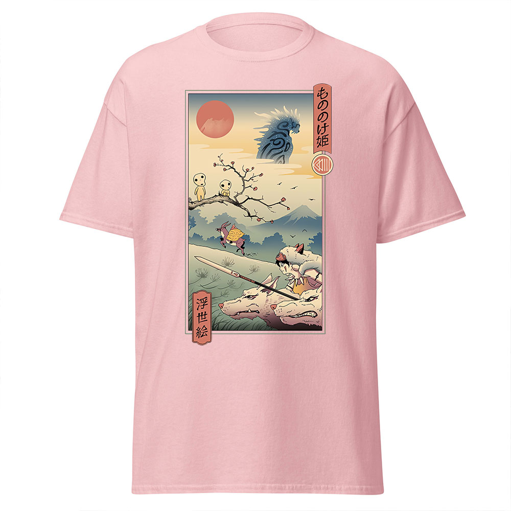Princess Mononoke Ukiyo e Forest Spirit T Shirt 3