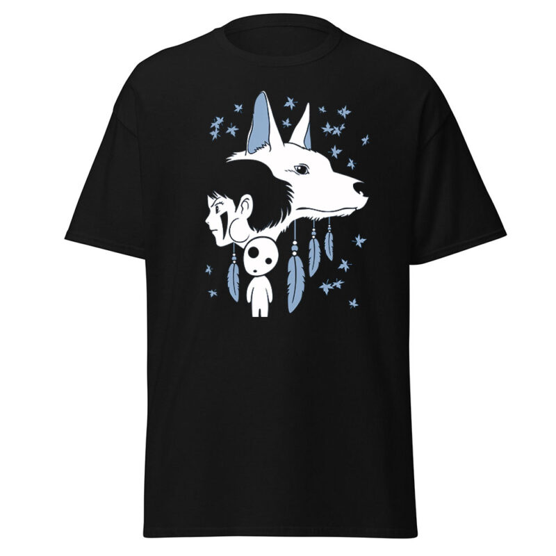 San Wolf Kodama Princess Mononoke T Shirt 2