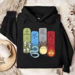 Studio Ghibli Elements Forest Spirits Graphic Hoodie