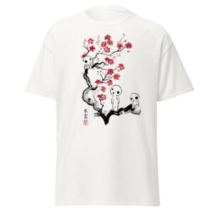 Studio Ghibli Kodama Sakura Ink T Shirt