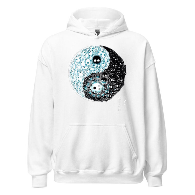 Studio Ghibli Kodama vs Soot Sprites Hoodie 4