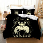 Studio Ghibli Totoro Moonlight Silhouette Bed Set