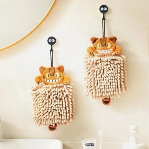 Catbus Ghibli ​Plush Hanging Towel Cute Home Decor