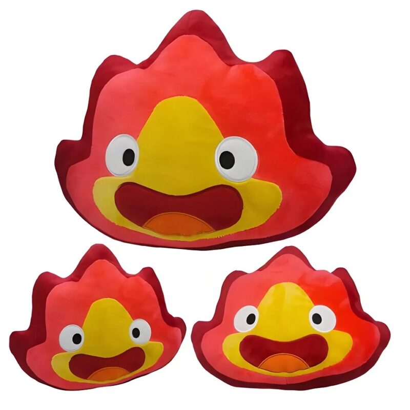Howls Moving Castle Calcifer Plush Toy​ Stuffed Animal 6