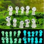Mononoke Tree Spirits Kodama Figures Statue Luminous