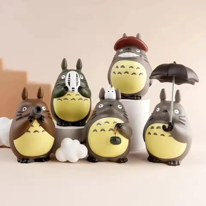 My Totoro Figure Set 5PCS Anime Decor Statue 9