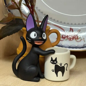 Ghibli Jiji Cat Mini Mug Figure Set