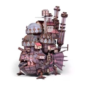 Howl's Moving Castle 3D Wooden Puzzle DIY Model Kit