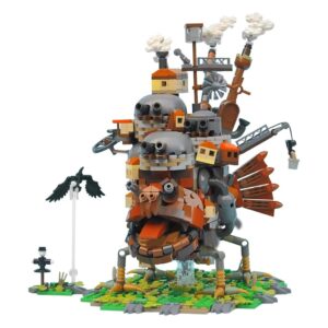 Howl's Moving Castle Figure Building Blocks 1243PCS