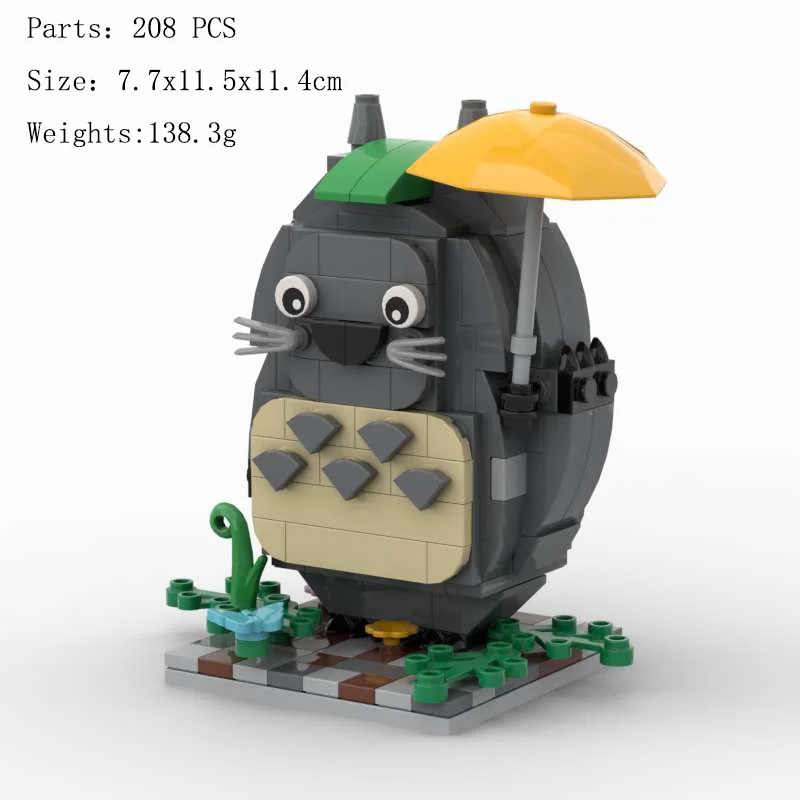 Totoro Building Blocks Umbrella Mini Set 208PCS 1 Totoro Building Blocks Umbrella Mini Set 1