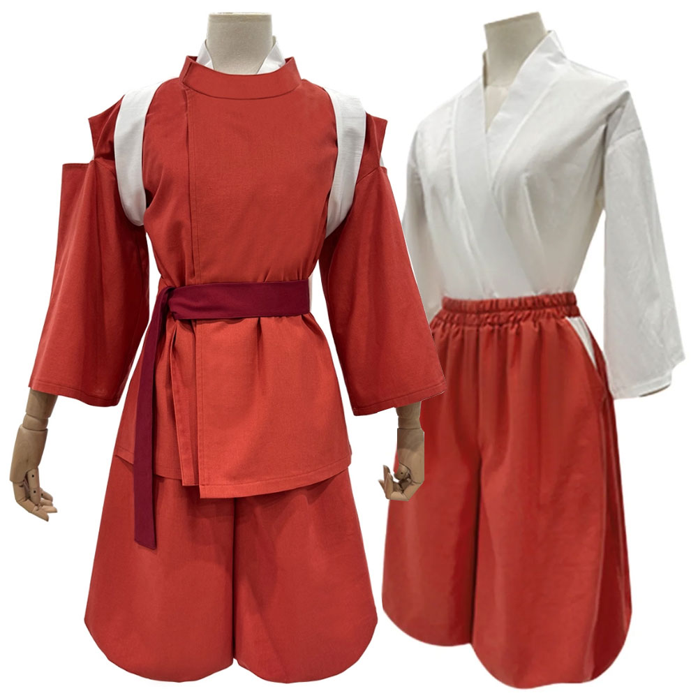 Chihiro Ogino Bathhouse Outfit Sen Kimono Cosplay | Ghibli Nest Store