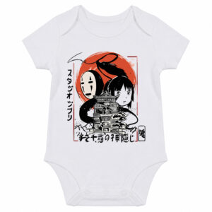 Chihiro and No Face Baby Onesie Pajamas