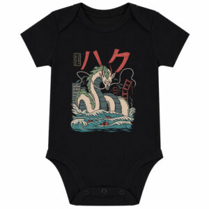 Haku Dragon Baby Bodysuit Japanese Wave Anime