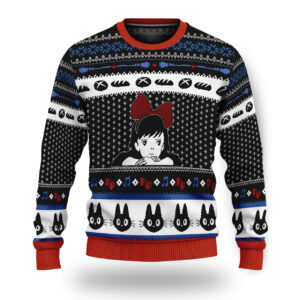 Kiki’s Delivery Service Kiki and Jiji Ugly Christmas Sweater