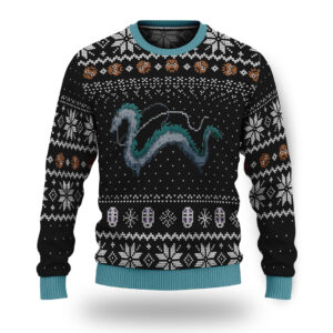Spirited Away Haku Dragon Ugly Christmas Sweater