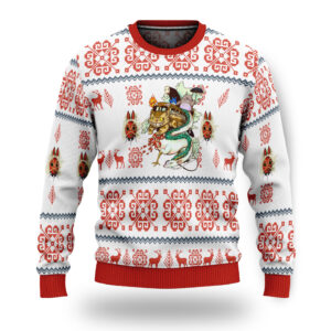 Studio Ghibli Catbus and Haku Ugly Christmas Sweater
